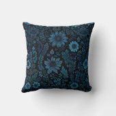 Coussin Élégant Motif Fleurs (Verso)