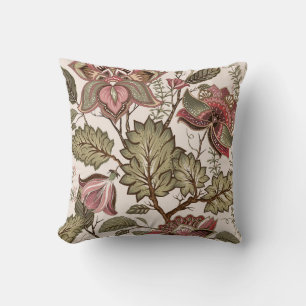 Coussin Élégant motif floral décoratif multicolore
