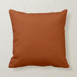 Coussin Élégant Orange Brûlé Profond >Oreiller Lumineux