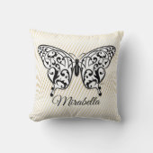 Coussin Elégant papillon en céramique design ornemental pa (Recto)