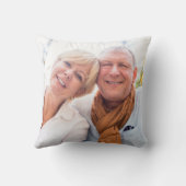 Coussin Elegant Pearl 30e anniversaire de Mariage Photo (Verso)