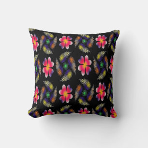 Coussin Élégant Poussin Floral Rouge