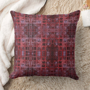 Coussin Élégant Rouge moderne