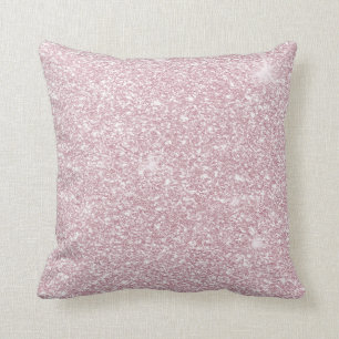 Coussin Élégant rougissent les parties scintillantes gir