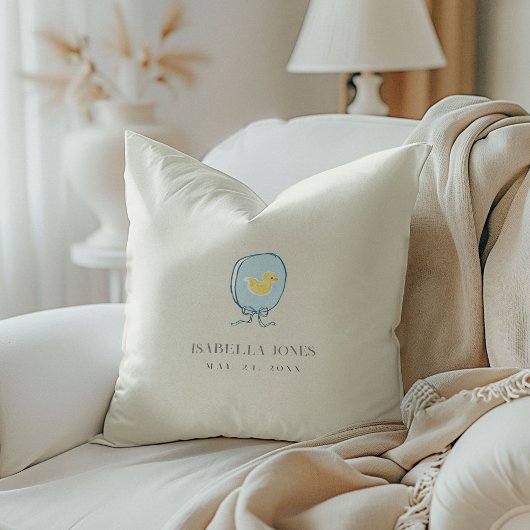 Coussin Élégant Ruban de Canard en Caoutchouc Bébé