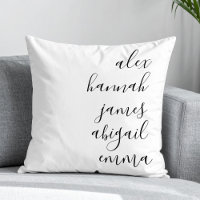 Élégant Script Kids Noms Famille personnalisée