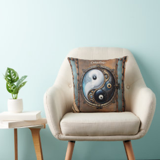 Coussin Élégant signe du Yin yang
