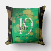 Coussin Élégante 19e anniversaire du Mariage de Jade (Recto)