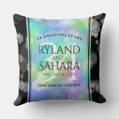 Coussin Élégante 34e anniversaire du Mariage Opal (Verso)