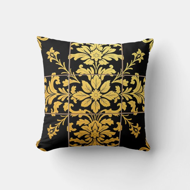 Coussin Elégante Collection Florale Luxe tendance (Recto)
