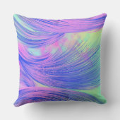 Coussin Elégante couleur violet Abstrait (Verso)