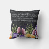 Coussin Elégante idée cadeau Mariage de Bridesmaid (Verso)