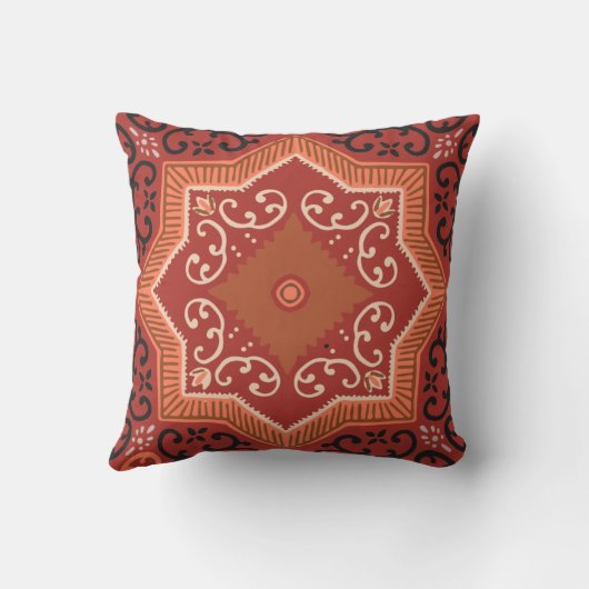 Coussin élément de carreau marocain (Verso)