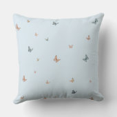 Coussin Élément éléphant bébé ballons papillons flottants (Verso)