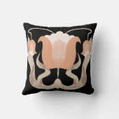 Coussin élément floral des années 20 (Verso)