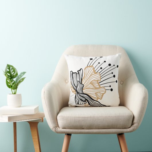 Coussin Élément Moderne Abstrait Céleste (Chaise)