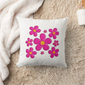 Coussin Élément rose floral (Couverture)