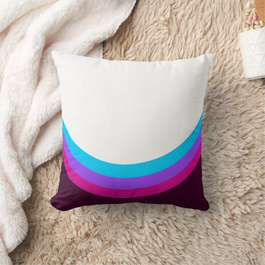 Coussin Éléments de conception incurvés (Couverture)