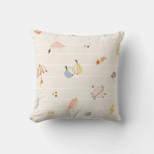 Coussin Éléments de saison automne Motif sans soucis. Co
