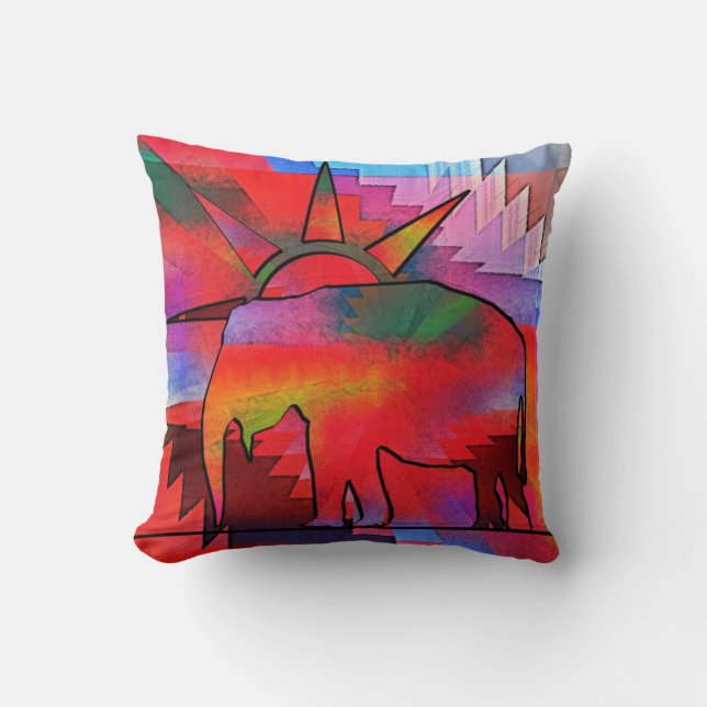 Coussin Éléphant (Recto)