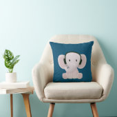 Coussin Elephant aime la musique (Chaise)