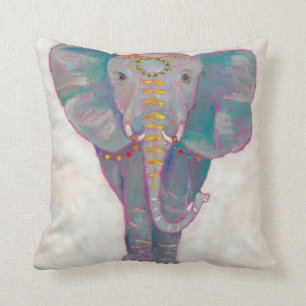 Coussin Éléphant asiatique de zen