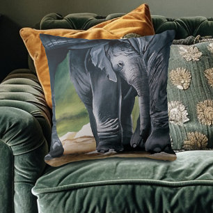 Coussin Eléphant bébé