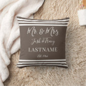 Coussin Éléphant Bébé Fille avec Ruban Nom Personnalisé (Couverture)
