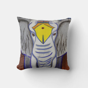 Coussin Eléphant blanc
