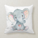 Coussin Éléphant de bébé<br><div class="desc">Oreillers à lancer d'éléphant</div>