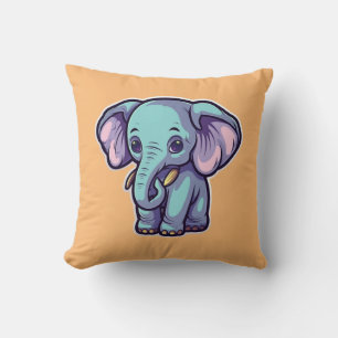 COUSSIN ÉLÉPHANT DE CARTOON