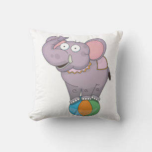 Coussin Éléphant de cirque
