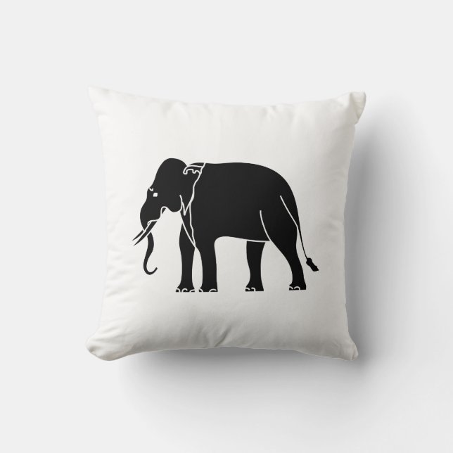 Coussin Éléphant de Siamese (Recto)