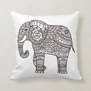 Coussin Éléphant décoratif de style