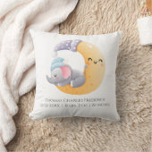 Coussin Éléphant dormant dans Statistiques de naissance pe (Couverture)