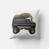 Coussin Elephant Driving 4x4 Van (Verso)