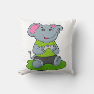 Coussin Eléphant en Gamer