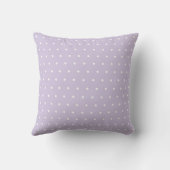 Coussin Éléphant fille bébé violet et gris (Verso)