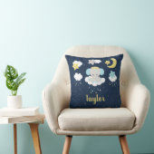 Coussin Éléphant Jaune et Nuit (Chaise)