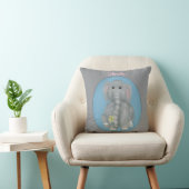Coussin Éléphant Mignon (Chaise)