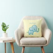 Coussin Eléphant mignon pour une crèche ou une sal (Chaise)