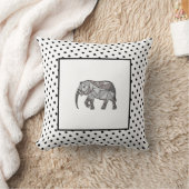 Coussin Elephant naissance moderne bébé garçon pour enfant (Couverture)