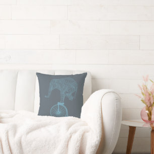 Coussin Éléphant Vélo à Pédales de Farthing Équilibre