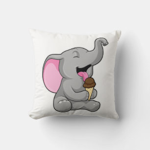 Coussin Elephant with chocolate gaufre ice cream