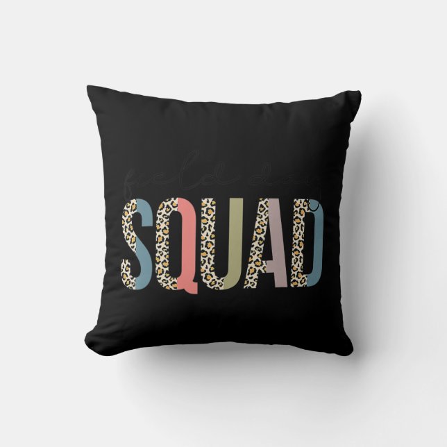 Coussin Élève Professeur De Squad Premier Dernier Jour De  (Recto)