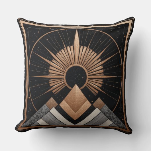 Coussin Elévérance géométrique (Recto)