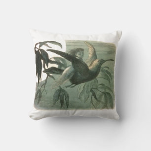 Coussin Elf Fairies Elves Lune Scène nocturne Oiseau Volan