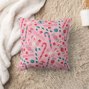 Coussin Elf Holiday Candy Motif