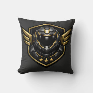 Coussin Elite Space Crew Exploration Division Throw Pillow