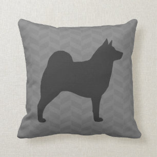 Coussin Elkhound Silhouette